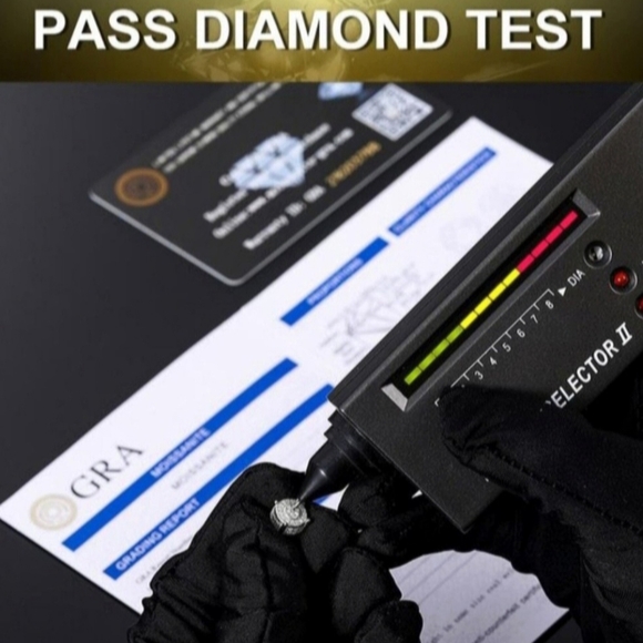 New 4ct Certified Moissanite Stud Earrings !!! - Picture 14 of 15